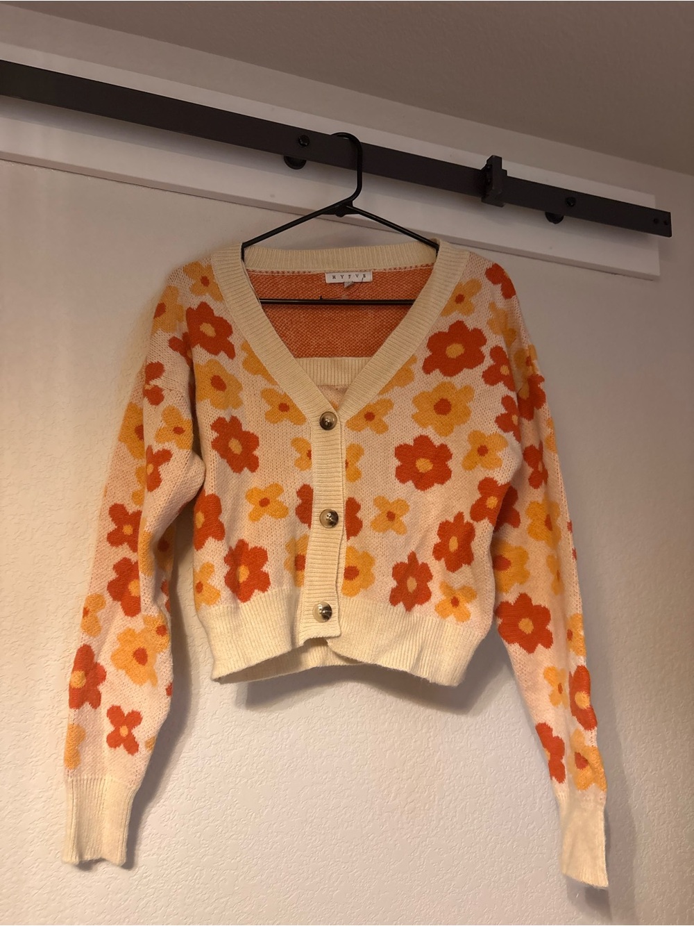 HYFVE Retro Flower Cardigan + Tank Set